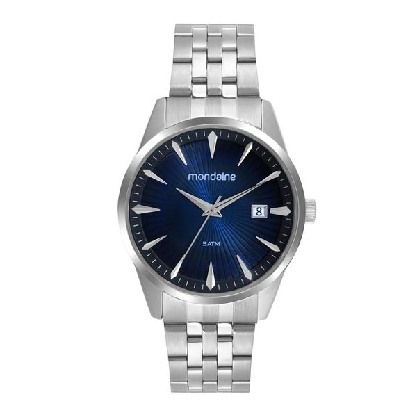 Relogio Mondaine Masculino Ref:32763g0mvne2 Clássico Prateado