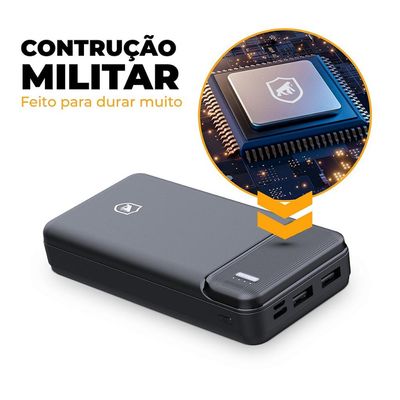 Carregador Portátil Armor - 20.000mAh - Gshield
