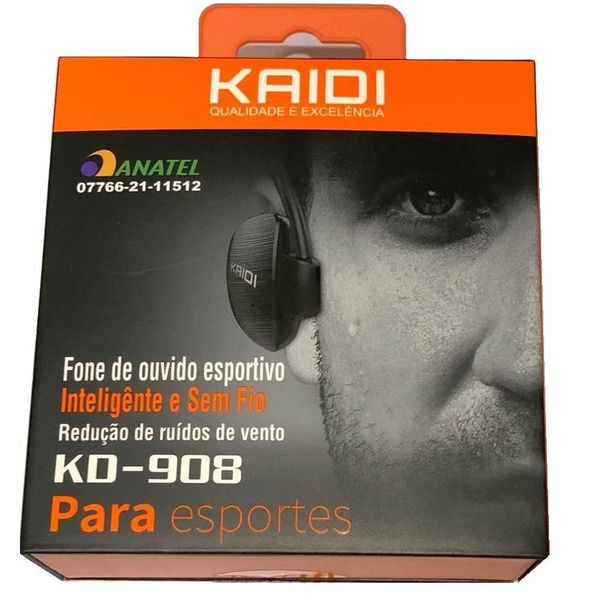 Fone De Ouvido Bluetooth Sport Acadêmia Corrida Com Microfone Kd-908
