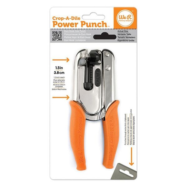 Alicate Furador Crop-A-Dile We R - Power Punch - Furo Euro Hook