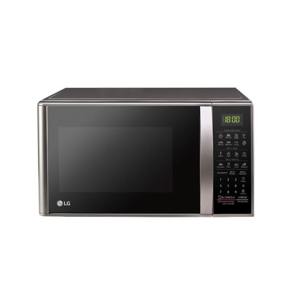 MICROONDAS LG LIMPA FACIL PRATA ESPELHADO 30 LITROS 800W 127V MS3043BR