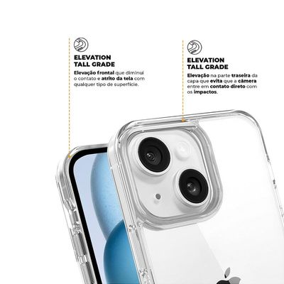 Kit Capa Anti-Slip e Pelicula Ultra Glass para iPhone 15 - Gshield