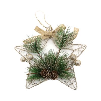 Adorno Parede Natal Le Dourado 18cm Modelo 1