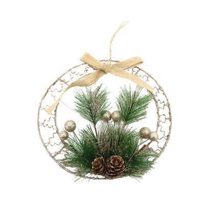 Adorno Parede Natal Le Dourado 18cm Modelo 2