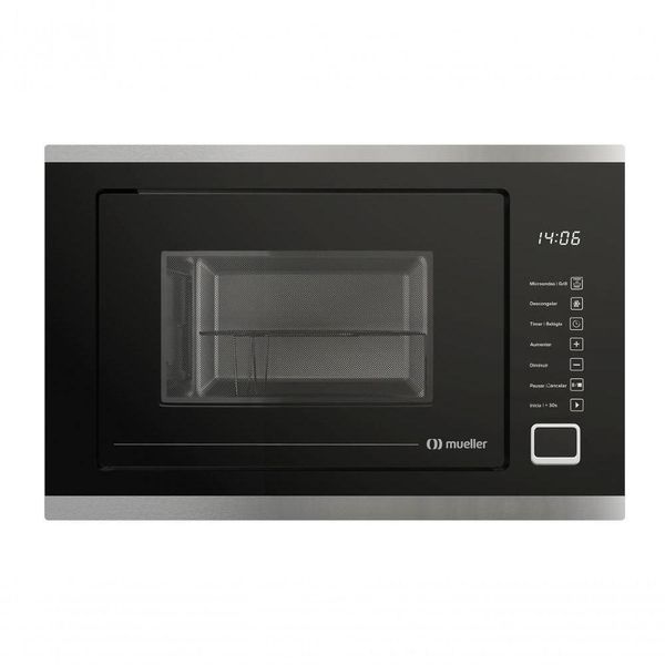 Forno Micro-ondas de Embutir Mueller 25 Litros Preto MMO0225G1 127V