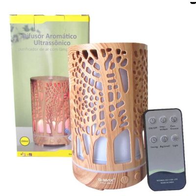 Difusor Aromático Ultrassônico com Led 7 Cores B-Max BM073