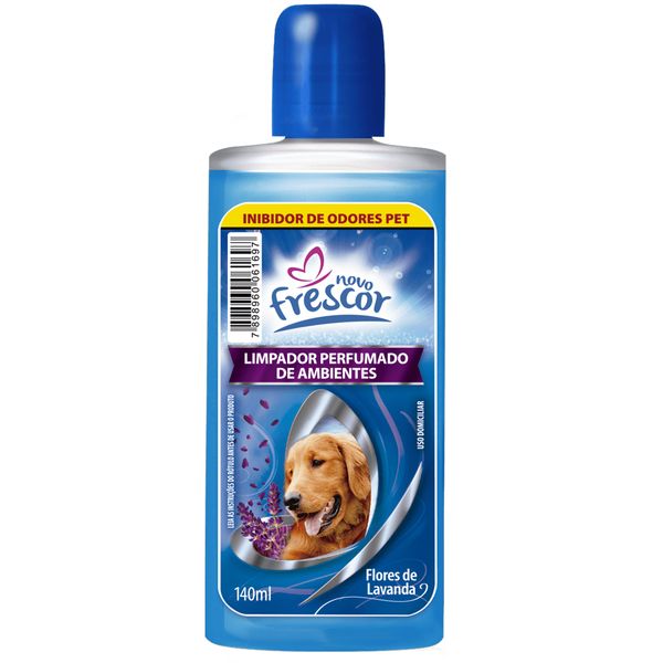 Limpador Inibidor De Odores PET FLORES DE LAVANDA Novo Frescor 140ml Para Cachorros E Gatos Bloqueador de Maus Odores