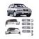 Kit Aplique Capa Cromada Retrovisor Maçanetas Vw Gol G3 2001