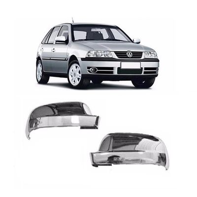 Kit Aplique Capa Cromada Retrovisor Maçanetas Vw Gol G4 2006