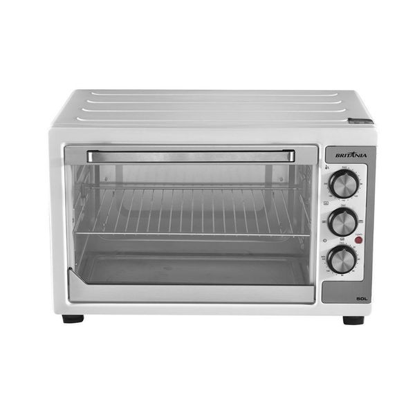 Forno Elétrico Britânia BFE50B 50 Litros com Função Timer Branco BFE50B - 220V