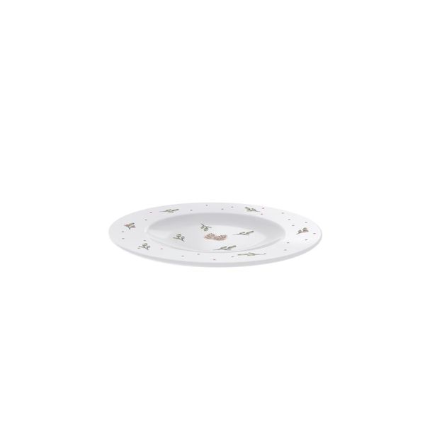 Prato Sobremesa Tramontina Casa Natal em Porcelana Decorada 21 cm
