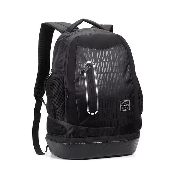 Mochila Laptop Seanite 14' com Bolso Térmico Alça Regulável Acolchoada Ziper Personalizados