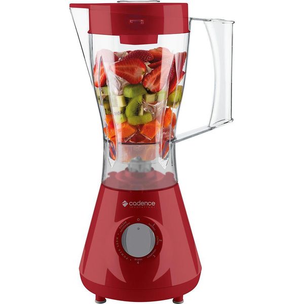 Liquidificador Colors Evolution Vermelho Cadence 110V