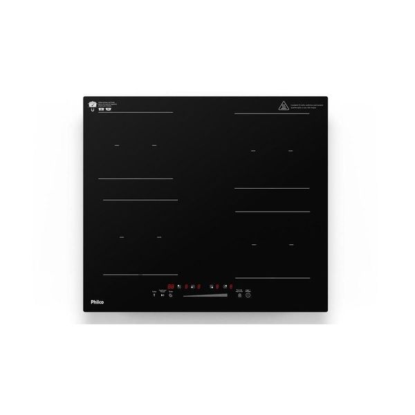 Cooktop de Indução Philco PCTQ1 Função Turbo 220v