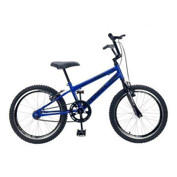 Bicicleta Infantil Aro 20 Bmx Masculina - Cross Azul