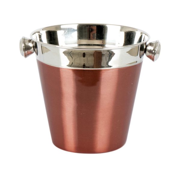 Balde de Gelo Mundiart em Inox Rosé Gold com Pegador 1,4L