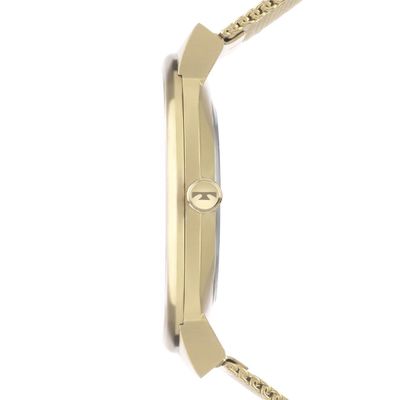 Relógio Technos Masculino Ref:Gm12af/1d Slim Mesh Dourado