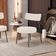 Poltrona Decorativa Para Sala De Estar Base Fixa Londres L02 Linho Bege - Lyam
