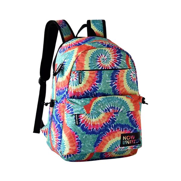 Mochila Laptop Now United Decorada Tie Dye 17"