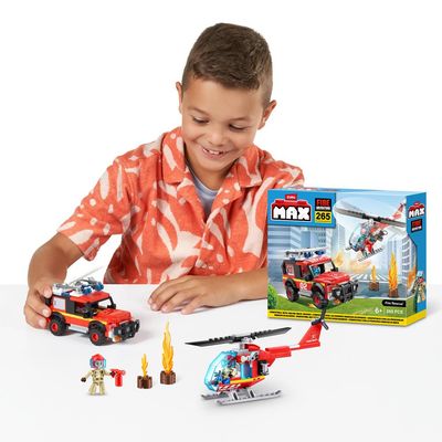 Blocos de Montar Max City Fire Rescue 265 peças