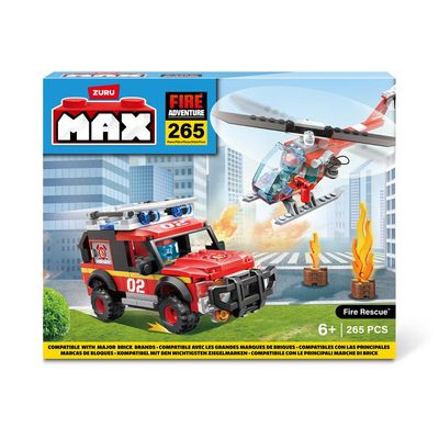 Blocos de Montar Max City Fire Rescue 265 peças