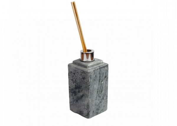 Difusor Vareta Essências Aromas Banheiro Ambiente Prata 7cm
