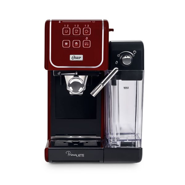 Cafeteira Espresso PrimaLatte Touch Red 220V Oster