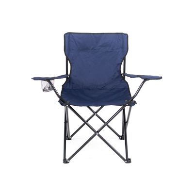 Cadeira Camping Dobrável Araguaia Comfort Azul Marinho Bel Único