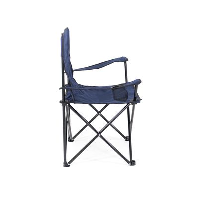 Cadeira Camping Dobrável Araguaia Comfort Azul Marinho Bel Único
