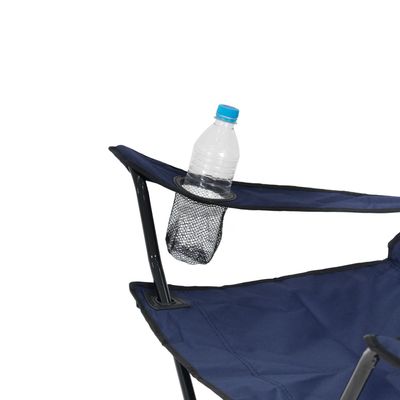 Cadeira Camping Dobrável Araguaia Comfort Azul Marinho Bel Único