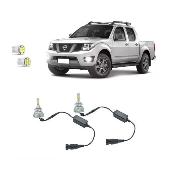 Kit Lâmpadas Super Led Farol de Milha Frontier 2008 à 2015