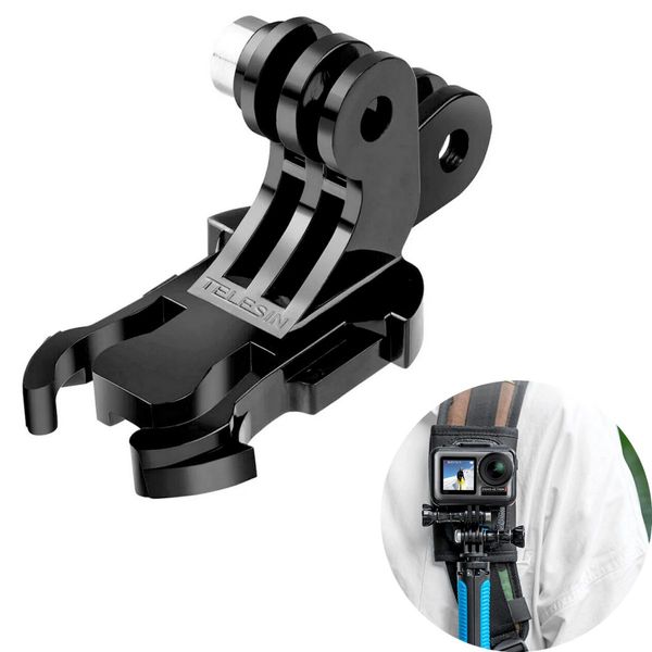Adaptador J-Hook Duplo para Câmeras GoPro e Similares - Telesin Adaptador J-Hook Duplo para Câmeras GoPro e Similares - Telesin