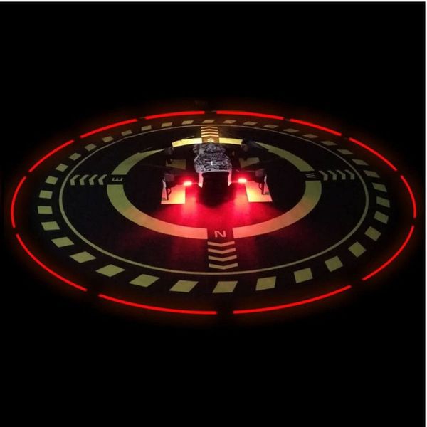 Pista de Pouso Heliponto 70cm com Iluminação Led para Drones