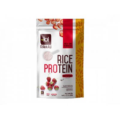 Rice Protein Morango Vegana Rakkau 600g