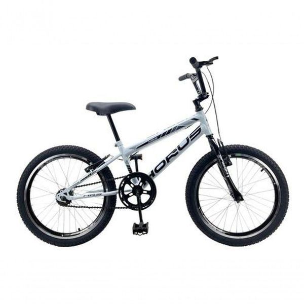 Bicicleta Infantil Aro 20 Bmx Masculina - Cross Branco