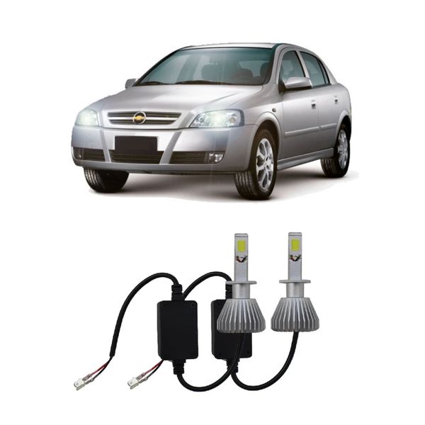Kit Lâmpadas Super Led Farol de Milha GM Astra 1999 à 2012