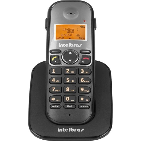 Telefone Ramal Digital Adicional Sem Fio Intelbras Ts 5121 Preto