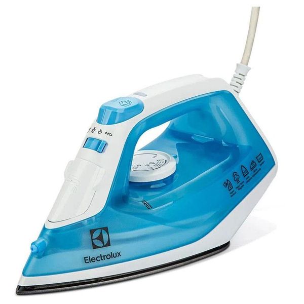 Ferro De Passar Vapor Electrolux Easyline Sie60 Azul 127v