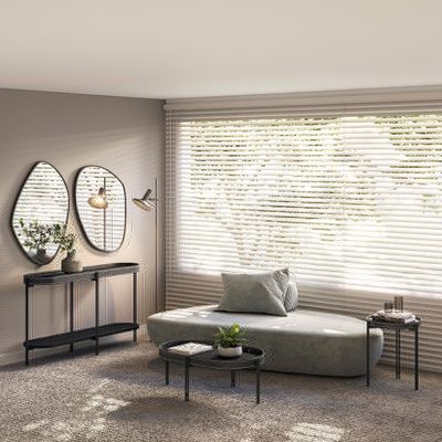 Mesa de Centro Decorativo Grimaldi Base Aço com Detalhe em Couro Preto G77 - Gran Belo