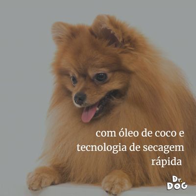 máscara hidratação cães gato Dr. Dog óleo coco pele sensível