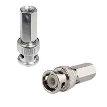 Conector BNC Macho p/ coaxial Twist-On BNC-TWIST RG59 Rosca fácil