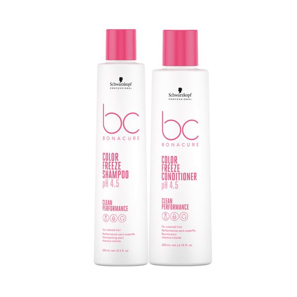 Schwarzkopf BC Clean Color Freeze pH 4.5 Shampoo 250ml e Condicionador 200ml Schwarzkopf BC Clean Color Freeze pH 4.5 Shampoo 250ml e Condicionador 200ml