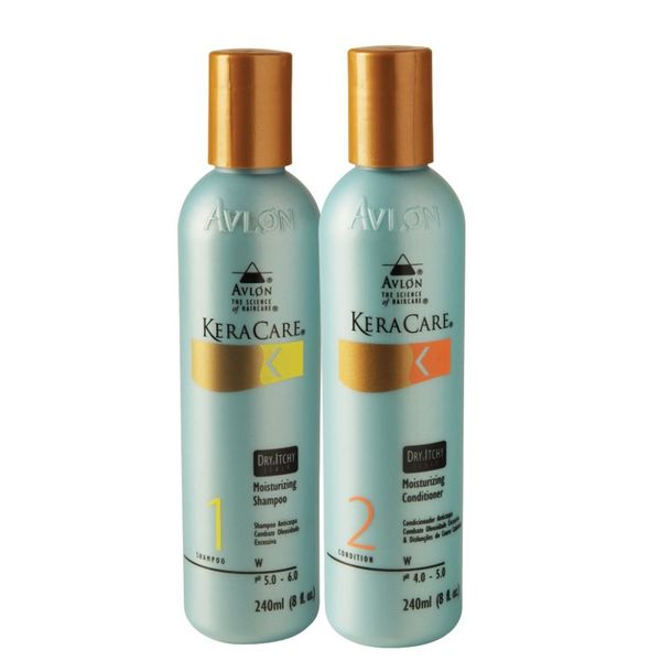 Avlon KeraCare Dry e Itchy Scalp Shampoo 240ml e Condicionador 240ml