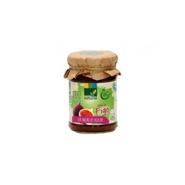 Geleia de Figo 100% Fruta Orgânico Sem Adição de Açúcar Coopernatural 180g