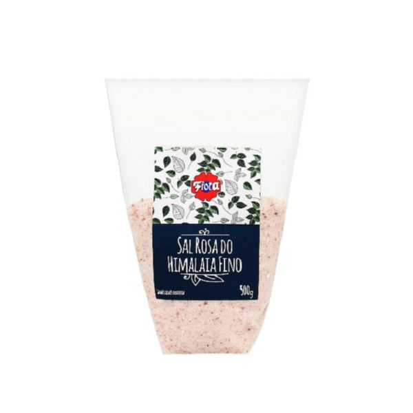 Sal Rosa do Himalaia Fino Flora 500g