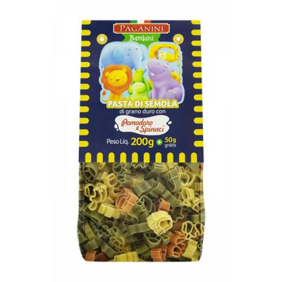 MACARRAO PAGANINI BAMBINI BICHINHOS 200G NOVO"