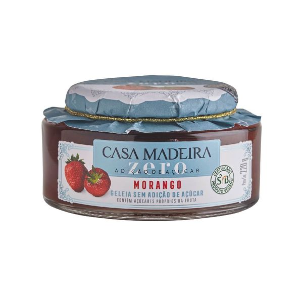 GELEIA GOURMET ZERO AÇÚCAR DE MORANGO 220G
