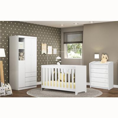 Berço Cômoda Guarda Roupa Ditália BBI-51 BB-120 BB-322