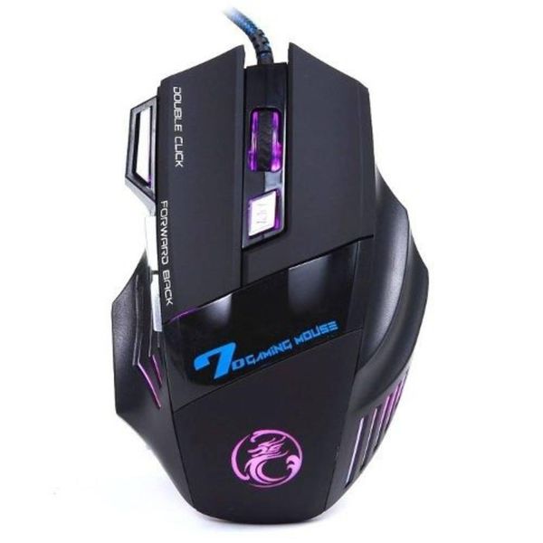 Mouse Gamer Led Alta Precisão Jogos War Pc Notebook 3200dpi 7 Botões Mouse Gamer Led Alta Precisão Jogos War Pc Notebook 3200dpi 7 Botões