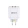 Carregador De Celular Dual Usb Turbo Rápido Power Hrebos Fonte 2 Saídas Branco